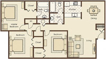 3 Bedroom and 2 Bath apartment in Greenville, SC 3 bedroom, apartments, rentals, Greenville, SC